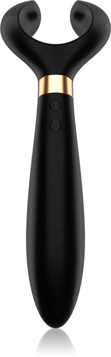 Satisfyer Endless Fun Couples Vibrator, Black/Gold, 23.5 cm