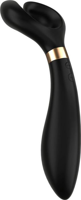 Satisfyer Endless Fun Couples Vibrator, Black/Gold, 23.5 cm