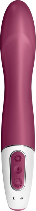 Satisfyer BIG HEAT Warming G-Spot Vibrator, Purple/Wine, 22.4 cm