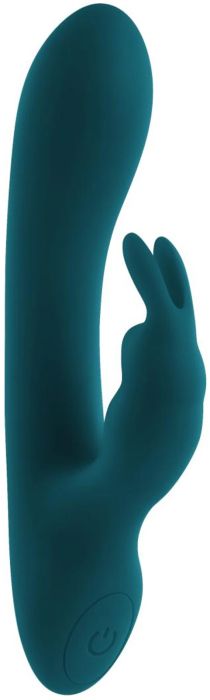 Playboy Toys Pleasure Lil Rabbit Green вибратор със стимулиране на клитора, Green, 14.5 см