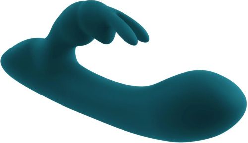 Playboy Toys Pleasure Lil Rabbit Green вибратор със стимулиране на клитора, Green, 14.5 см