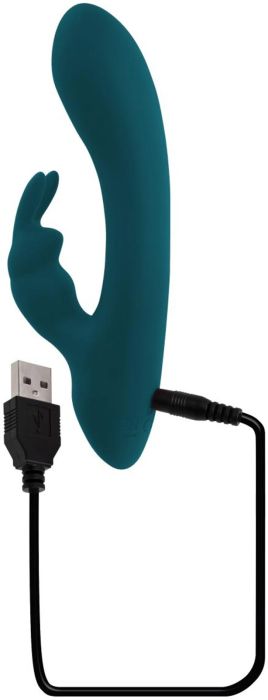 Playboy Toys Pleasure Lil Rabbit Green вибратор със стимулиране на клитора, Green, 14.5 см