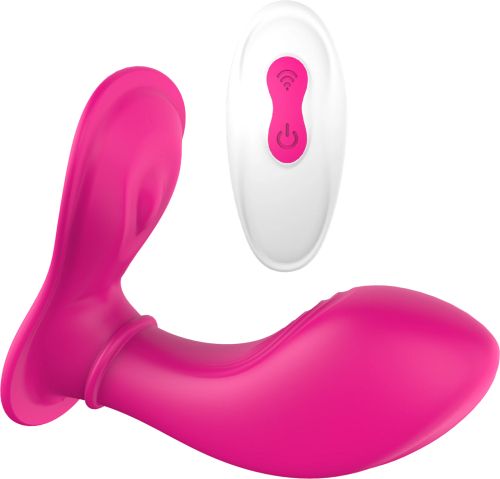 Dream Toys Vibes of Love Remote Panty Vibrator, Pink/White, 11 cm