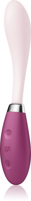 Satisfyer G-SPOT FLEX 3 вибратор, Purple/Pink/Red, 19.3 см