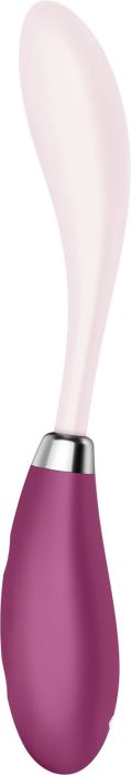 Satisfyer G-SPOT FLEX 3 Vibrator, Purple/Pink/Red, 19.3 cm