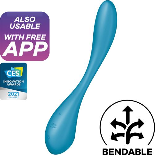 Satisfyer G-SPOT FLEX 5+ вибратор, Petrol, 19.5 см