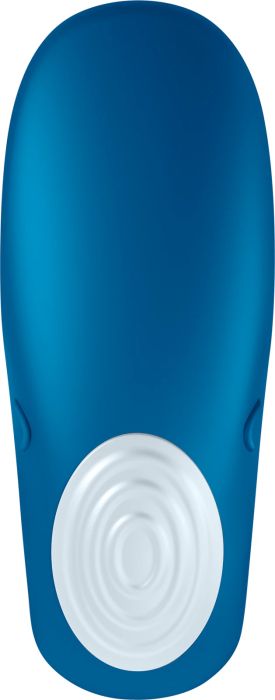 Satisfyer Partner Whale вибратор за двойки, Blue/White, 9 см