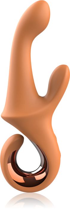 Dream Toys Glam G-Spot Clitoral Stimulation Vibrator, Orange, 22.7 cm