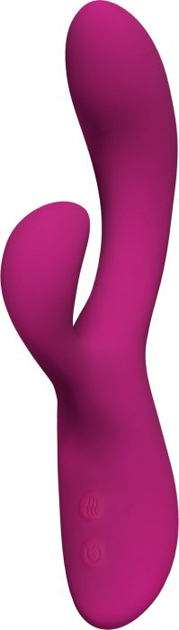 Blush Quinn Warming Rabbit Vibe Clitoral Stimulation Vibrator, Pink, 23.3 cm
