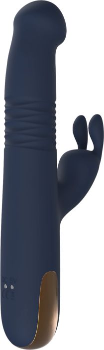 Dream Toys Goddess Collection Phaedra вибратор със стимулиране на клитора, Blue/Gold, 22.3 см