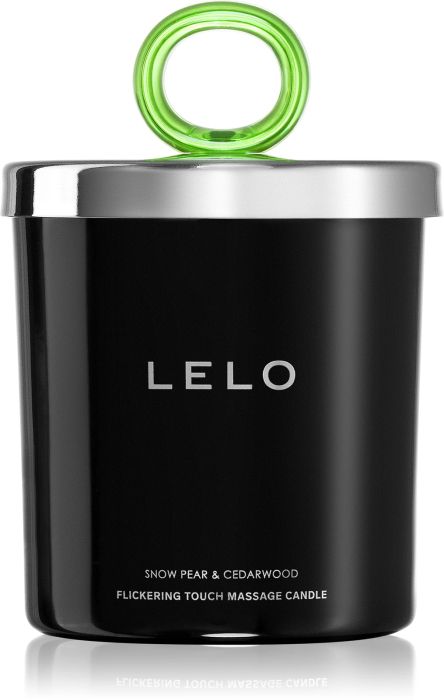 LELO Flickering Touch Massage Candle, Snow Pear & Cedarwood, 150 g