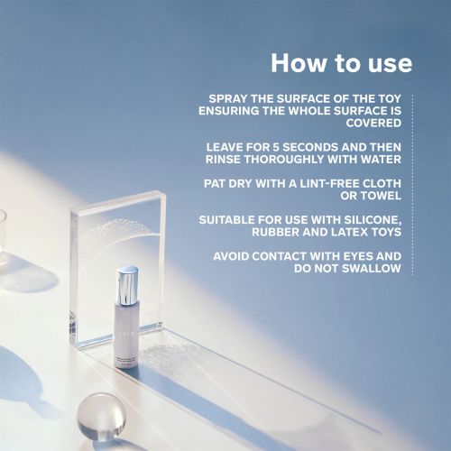 LELO Antibacterial Cleaning почистващ спрей за секс играчки, 60 мл