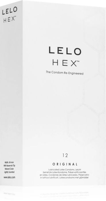 LELO HEX Original Condoms, 12 pcs