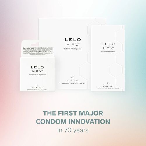 LELO HEX Original Condoms, 12 pcs