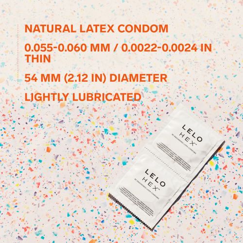 LELO HEX Original Condoms, 12 pcs