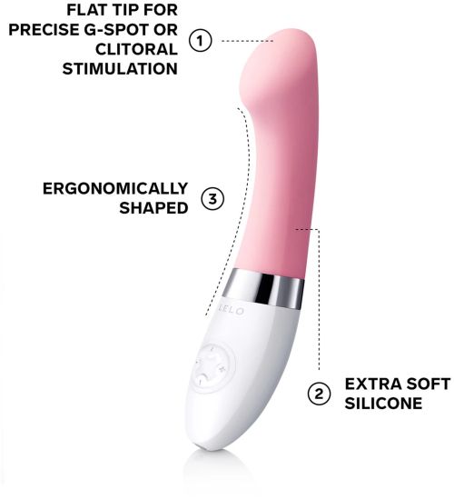LELO Gigi 2 Grey вибратор за G-точка, 16.5 см