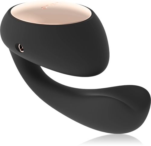 LELO Ida Wave Black вибратор за двойки, Black/Gold, 9 см