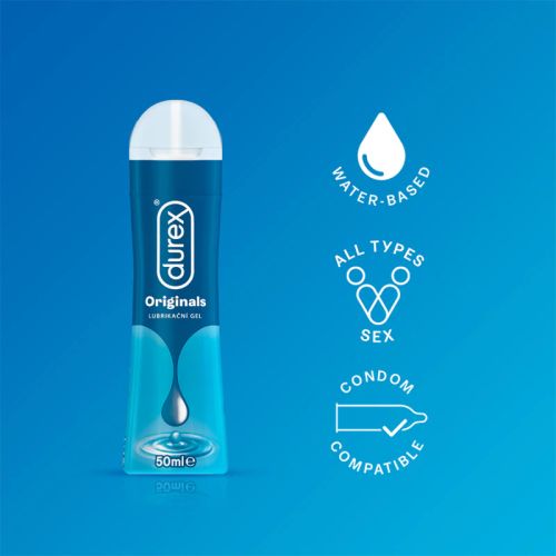 Durex Originals Unisex Lubricant Gel, 50 ml