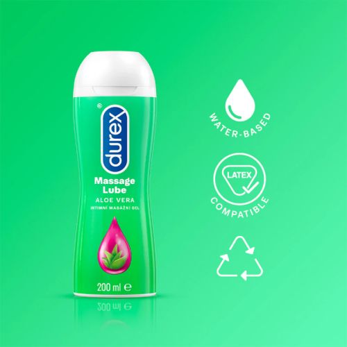 Durex Aloe Vera Intimate Massage Gel, 200 ml