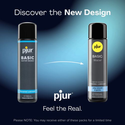 Pjur Basic Water Water-Based Lubricant Gel, 100 ml
