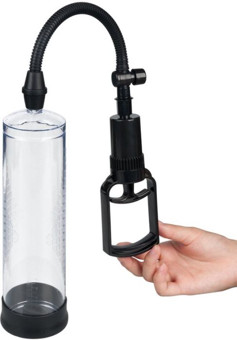 Essentials Penis Pump Basic прозрачна вакуумна помпа за пенис 25 cm