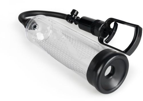 Essentials Penis Pump Basic Clear/Black Vacuum Penis Pump 25 cm