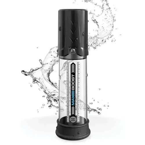 Pipedream Pump Worx Max Boost Black/Clear ръчна вакуумна помпа за пенис с P3 система