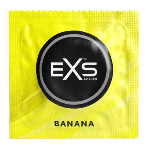 EXS Banana Flavoured Natural Latex Condom 54 mm