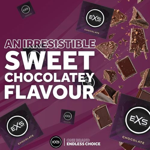 EXS Chocolate Flavoured Natural Latex Condom 54 mm