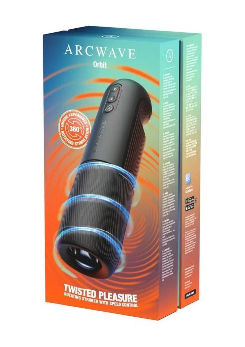 Arcwave Orbit автоматичен ротационен мастурбатор с 360° движение и приложение – черен