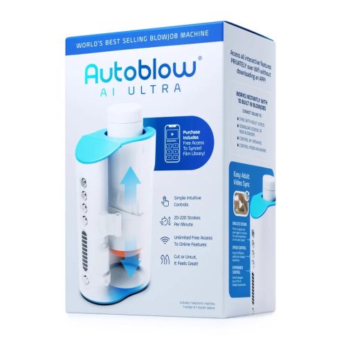 Autoblow AI Ultra автоматичен мастурбатор с AI и видео синхронизация – EU