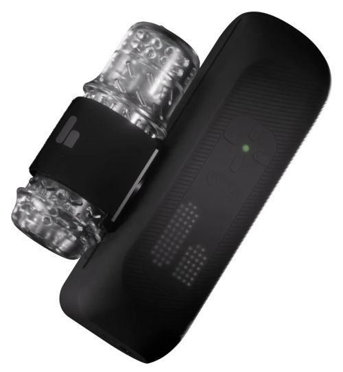 The Handy 2 автоматичен безжичен мастурбатор с Wi-Fi, Bluetooth и видео синхронизация – черен