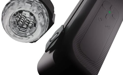 The Handy 2 автоматичен безжичен мастурбатор с Wi-Fi, Bluetooth и видео синхронизация – черен