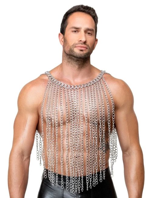 Bad Kitty Chainmail Collar/Skirt метален аксесоар за тяло – яка, пола или колан, сребрист